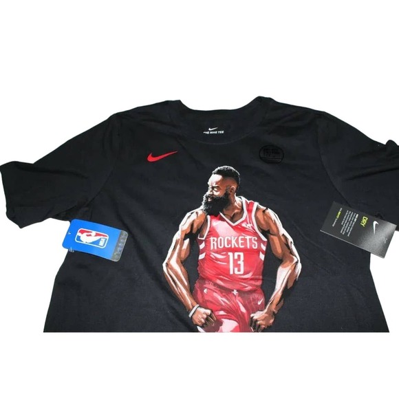 Nike Youth James Harden Houston Rockets Dri-Fit T-Shirt - Size Medium * k325 - Picture 3 of 5